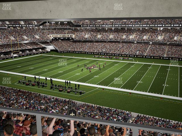 Seating view for Caesars Superdome Section Suite 363