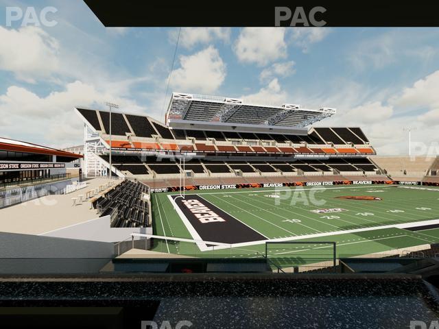 Seating view for Reser Stadium Section West Loge 41