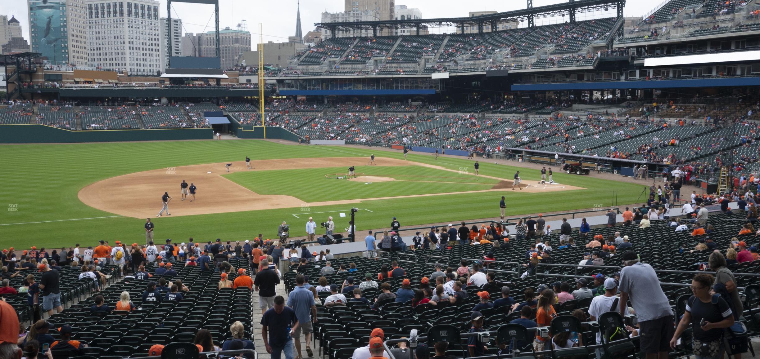 Seating view for Comerica Park Section 136