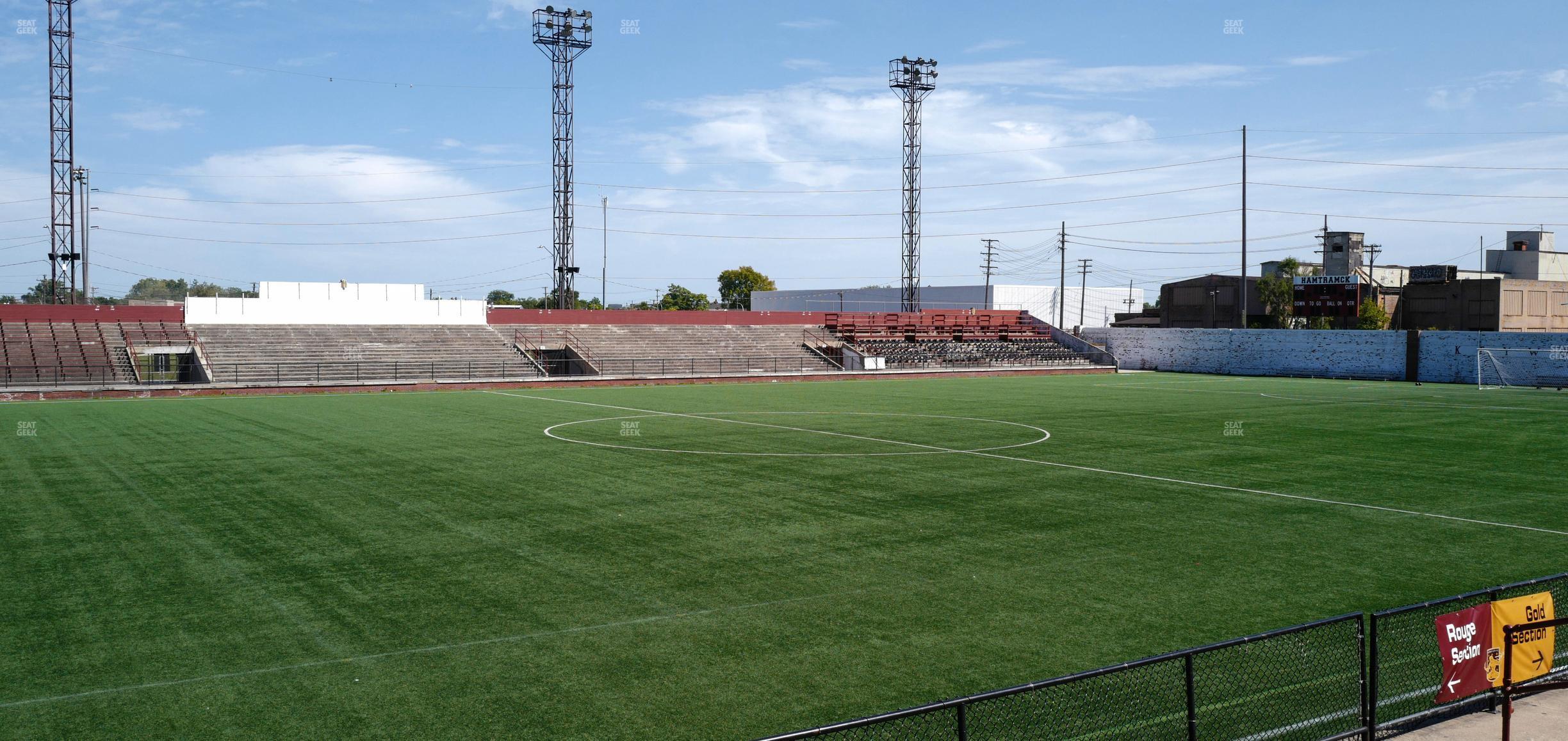 Seating view for Keyworth Stadium Section Rouge