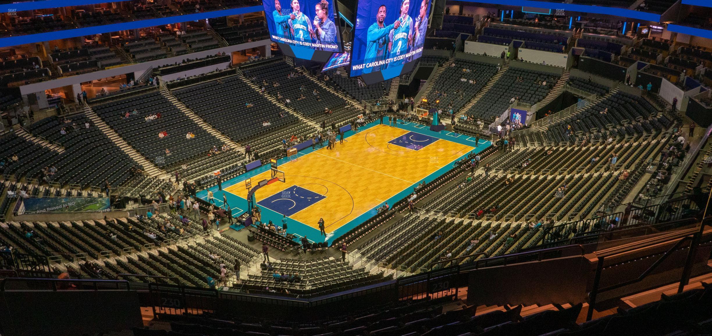 Seating view for Spectrum Center Section 230