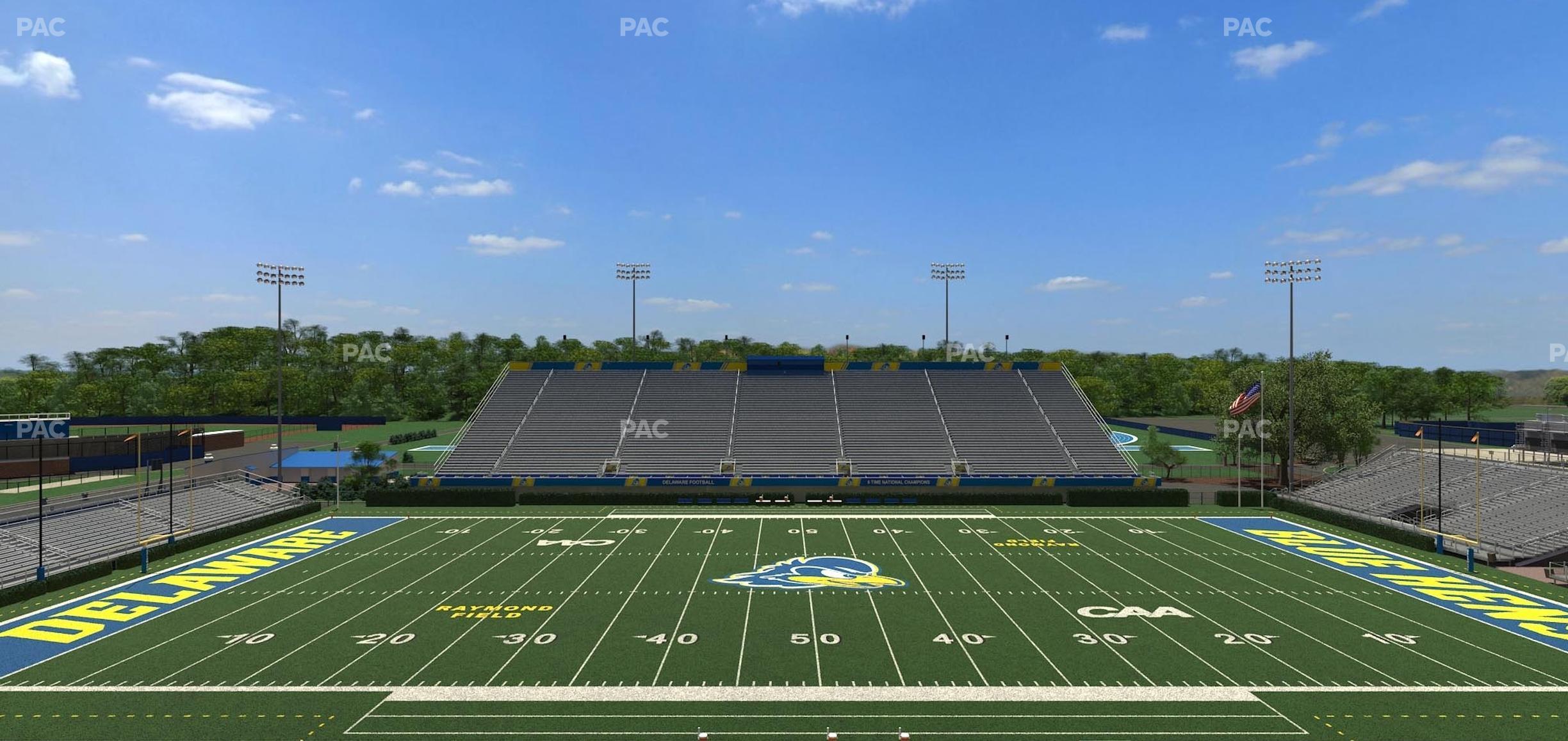 Seating view for Delaware Stadium Section D