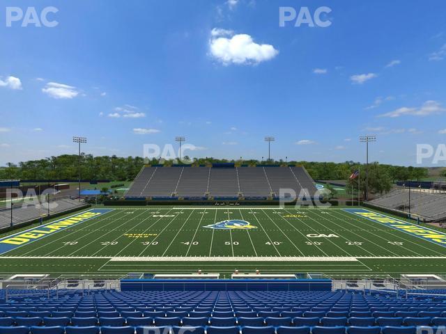 Seating view for Delaware Stadium Section D