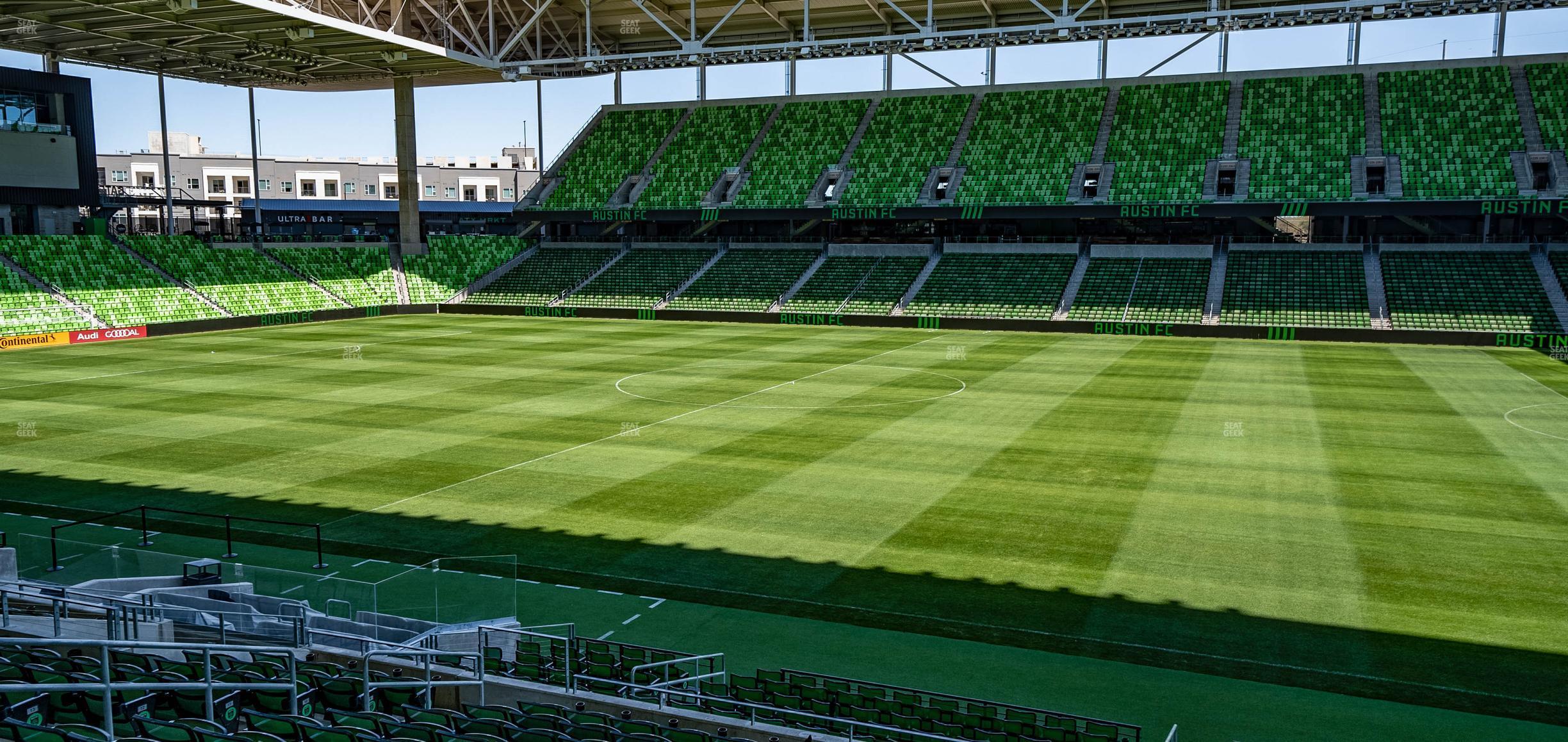 Seating view for Q2 Stadium Section Loge 111 A