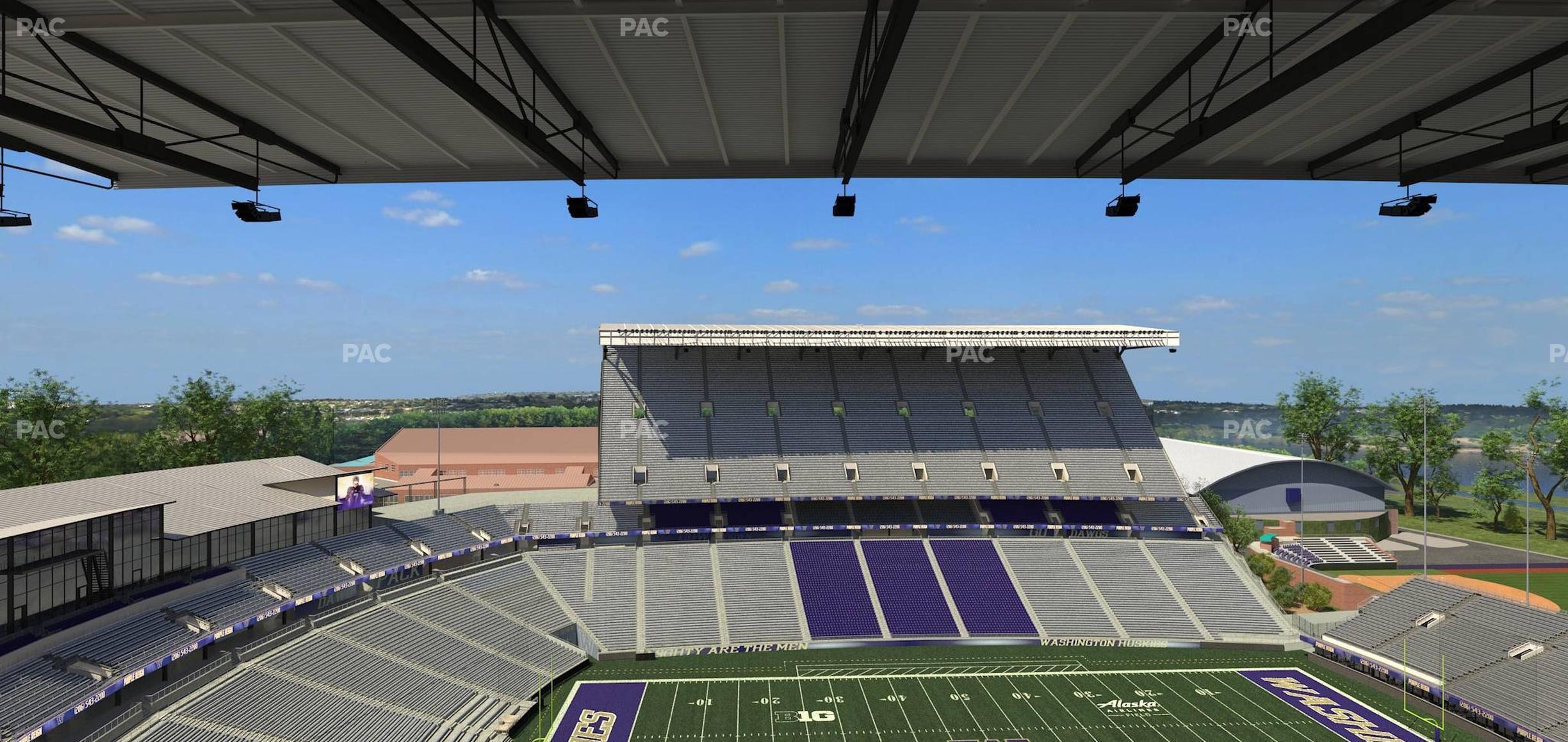 Seating view for Husky Stadium Section 308