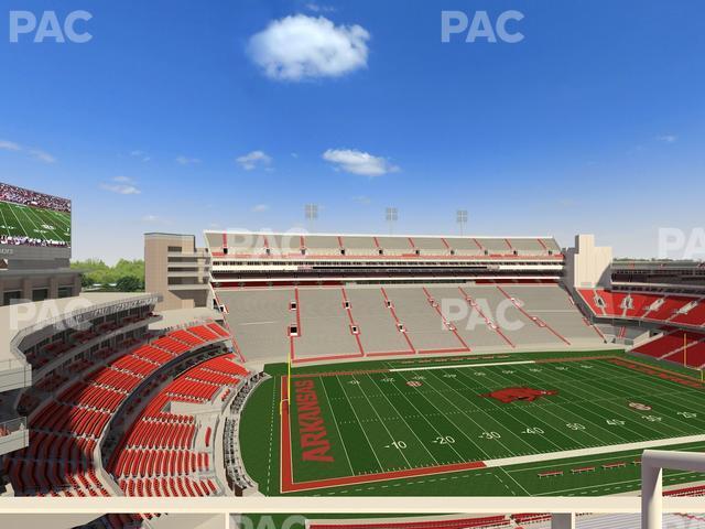 Seating view for Razorback Stadium Section 507 1