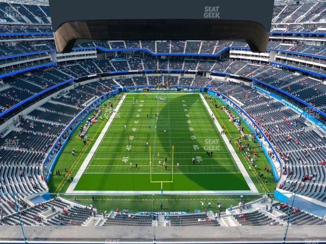 Seating view for SoFi Stadium Section 429