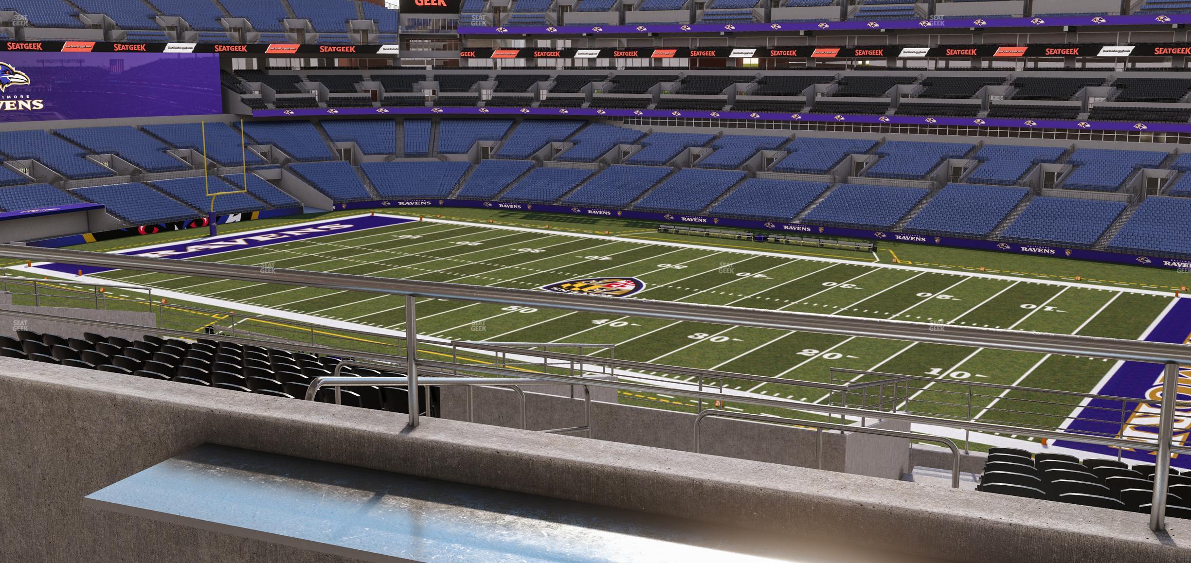 Seating view for M&T Bank Stadium Section Suite 310