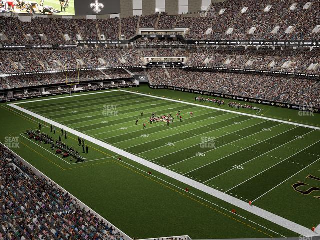 Seating view for Caesars Superdome Section Suite 435