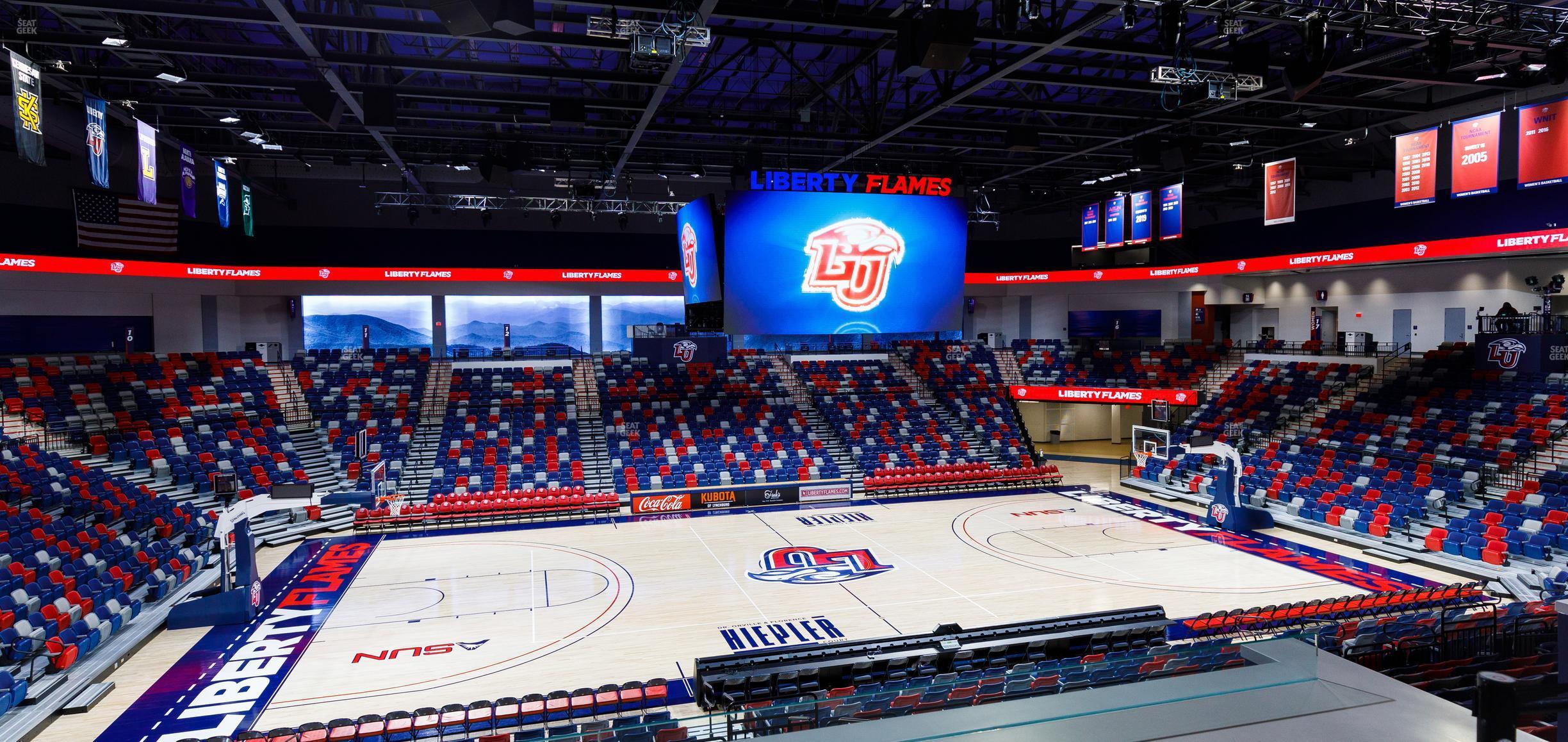 Seating view for Liberty Arena Section Loge Box 8