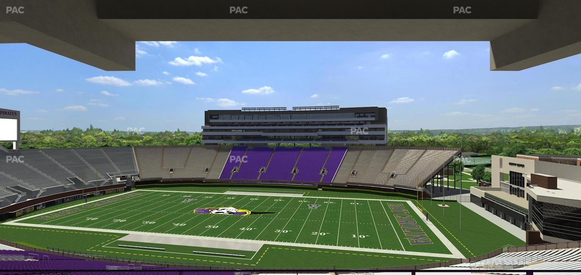 Dowdy-Ficklen Stadium Section 115 Seat View | SeatGeek