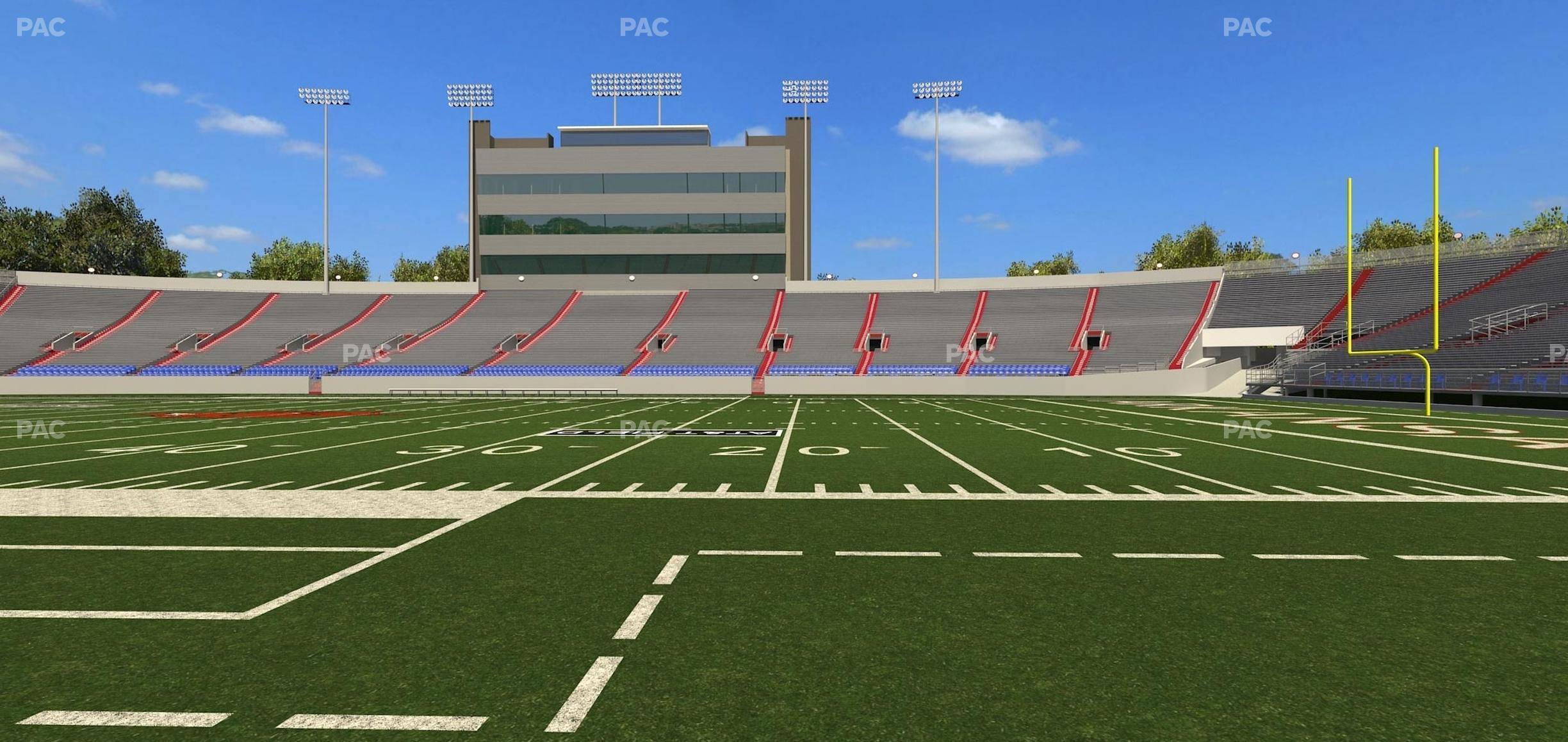 Seating view for War Memorial Stadium (Little Rock) Section 4