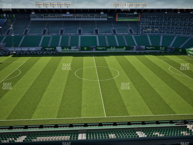 Seating view for Providence Park Section Toyota Terrace East 5