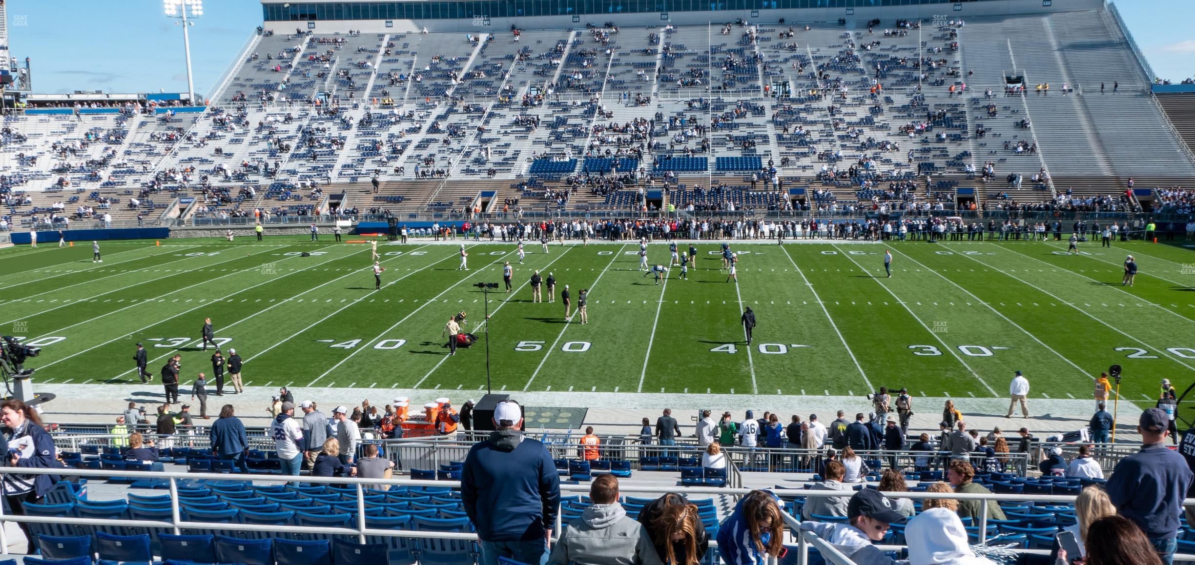 Seating view for Beaver Stadium Section West E