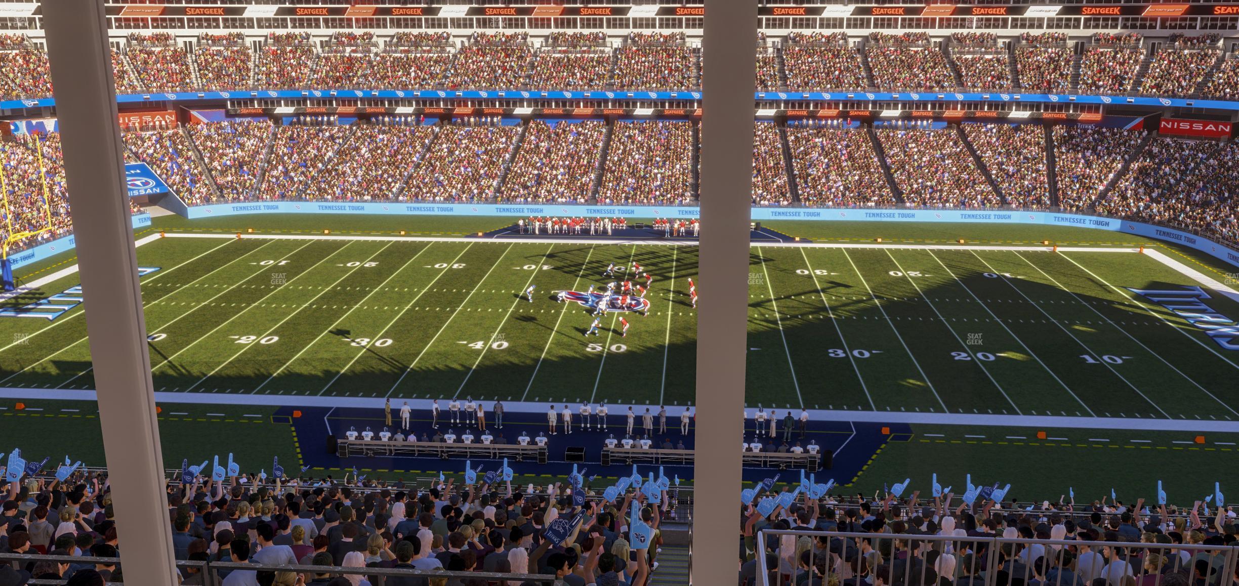 Seating view for Nissan Stadium Section Suite 569 W