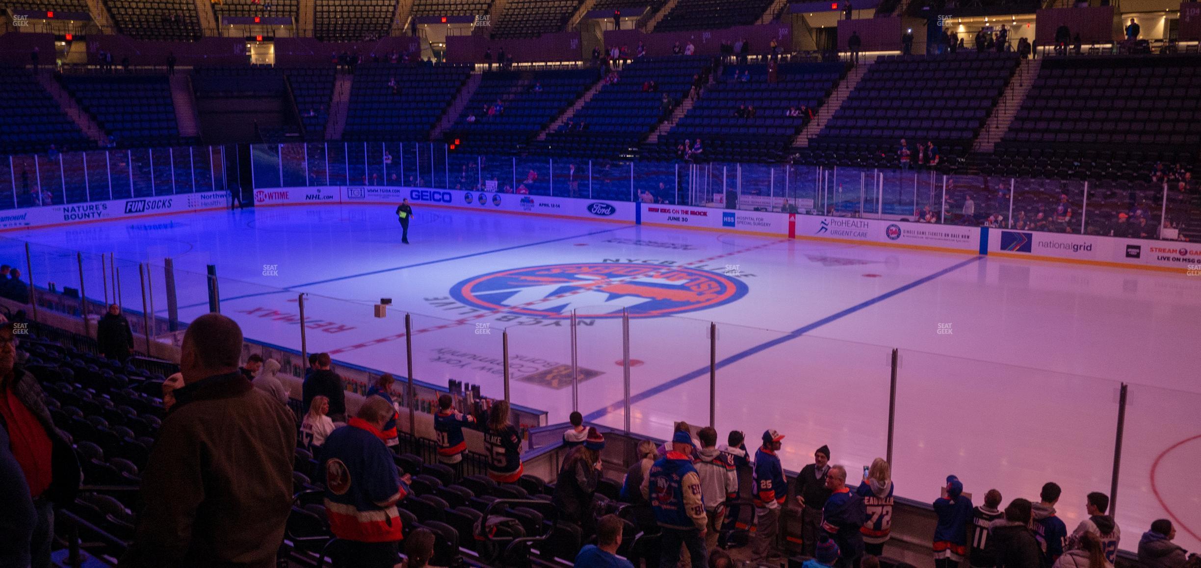 Seating view for Nassau Coliseum Section 115