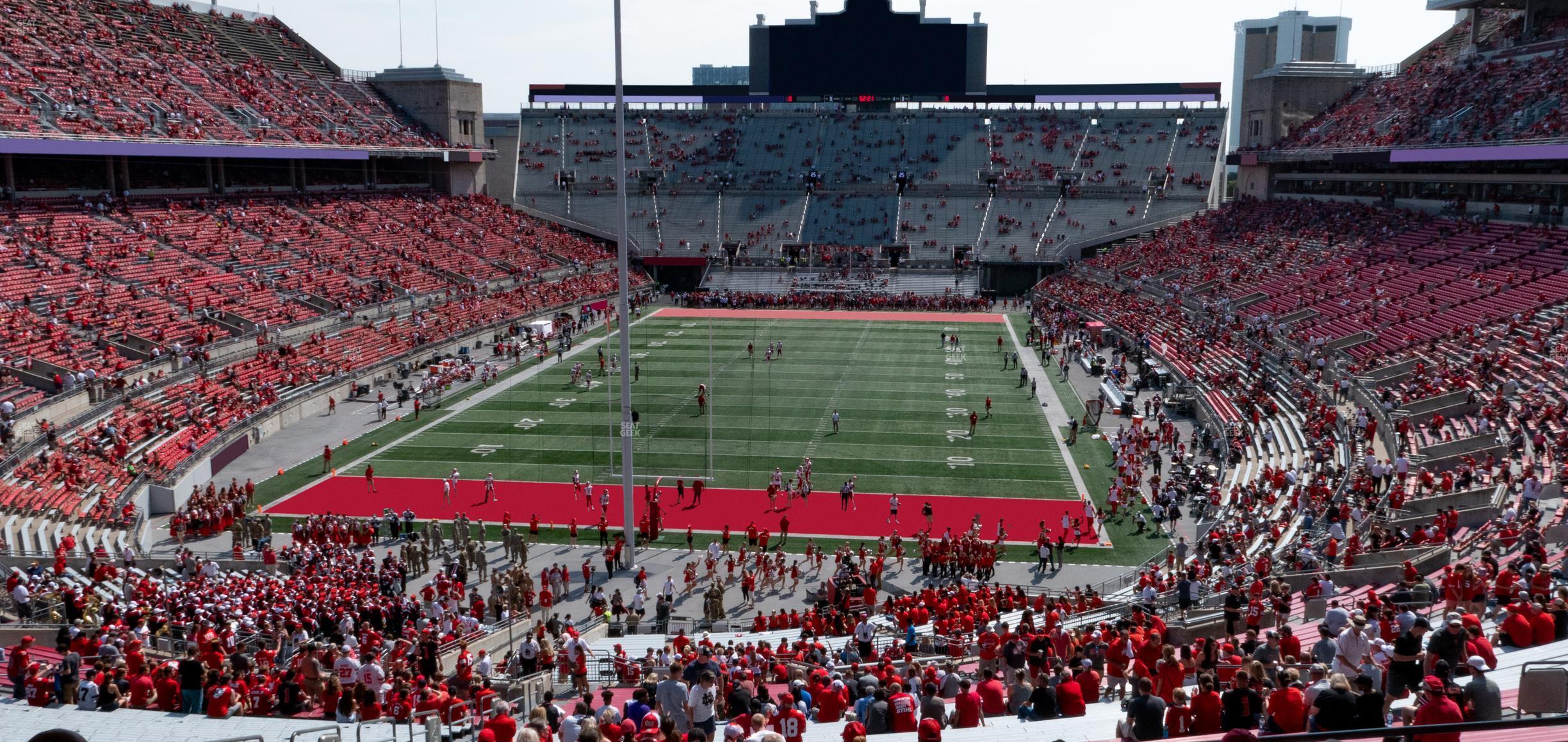 Seating view for Ohio Stadium Section 1 B