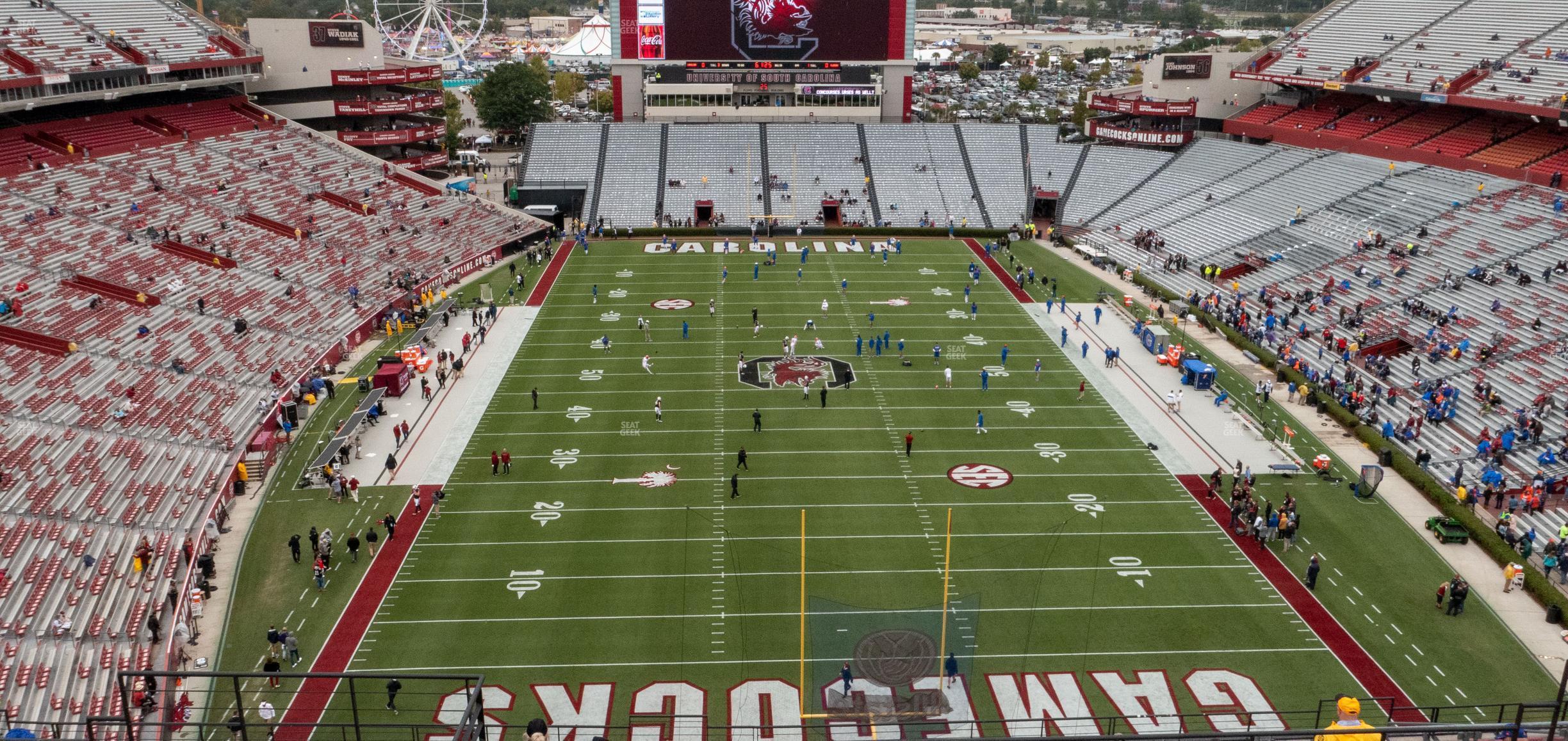 Seating view for Williams Brice Stadium Section 904