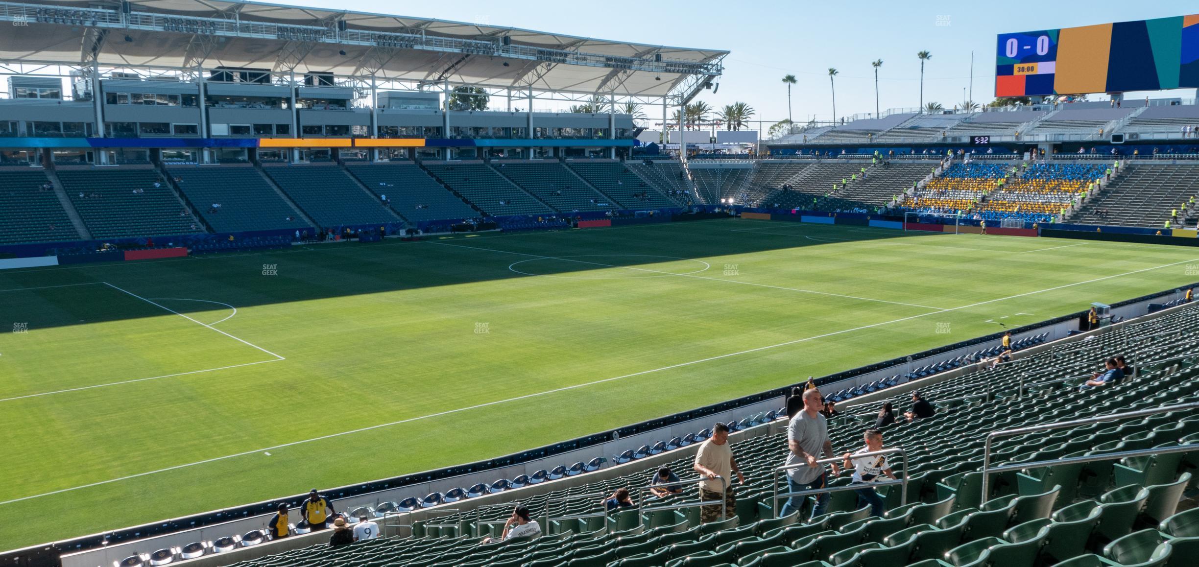 Seating view for Dignity Health Sports Park Section 136