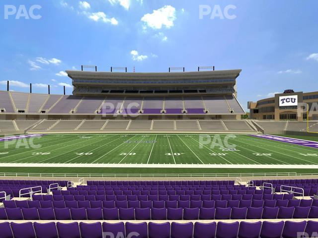 Seating view for Amon G Carter Stadium Section 104