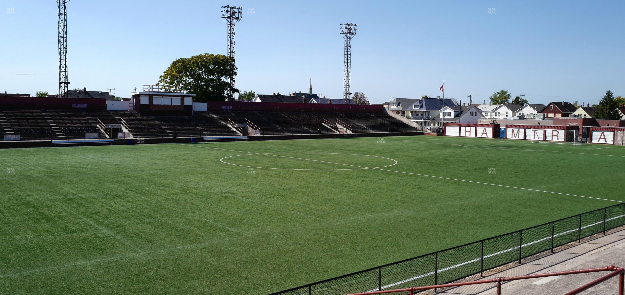 Seating view for Keyworth Stadium Section Party Deck 1