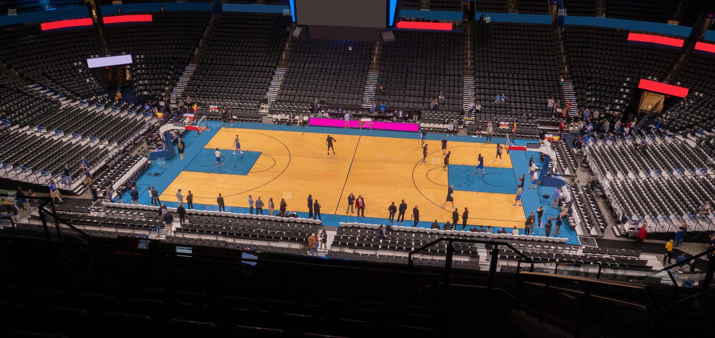 Seating view for Paycom Center Section 308