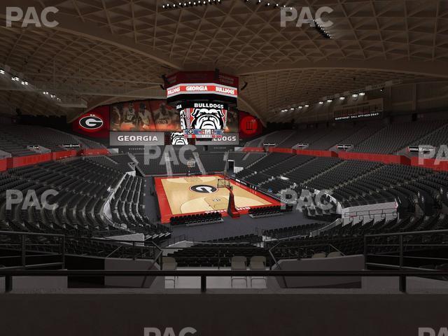 Seating view for Stegeman Coliseum Section Nn