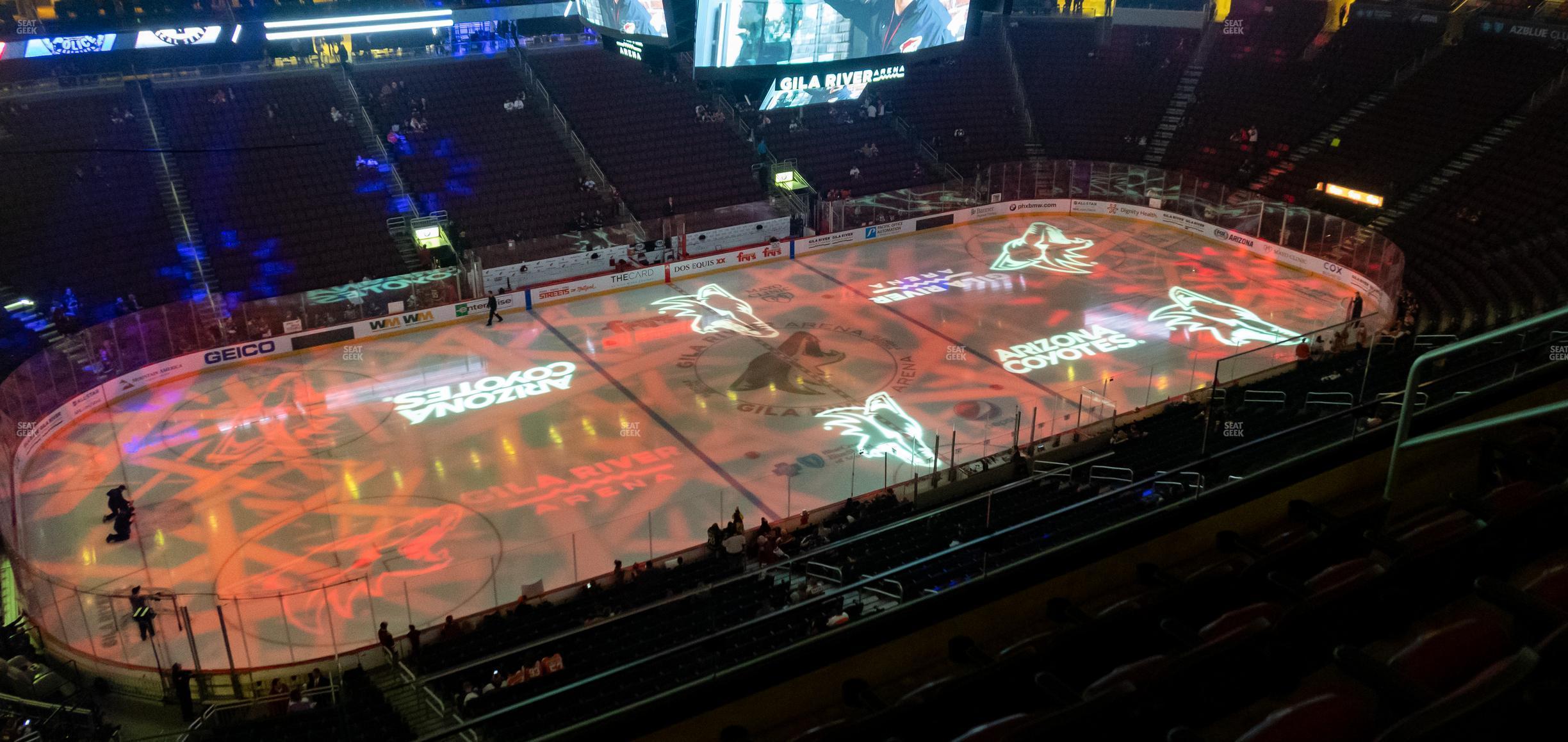 Seating view for Desert Diamond Arena Section 218