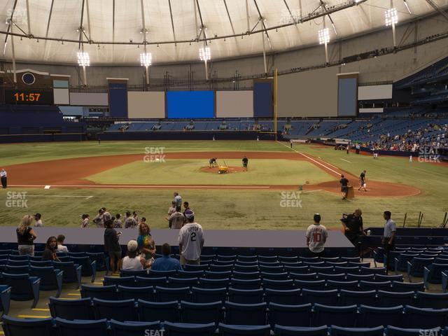 Seating view for Tropicana Field Section 111