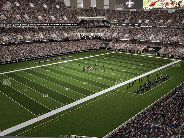 Seating view for Caesars Superdome Section Suite 461