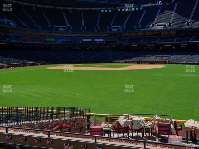 Seating view for Chase Field Section 101