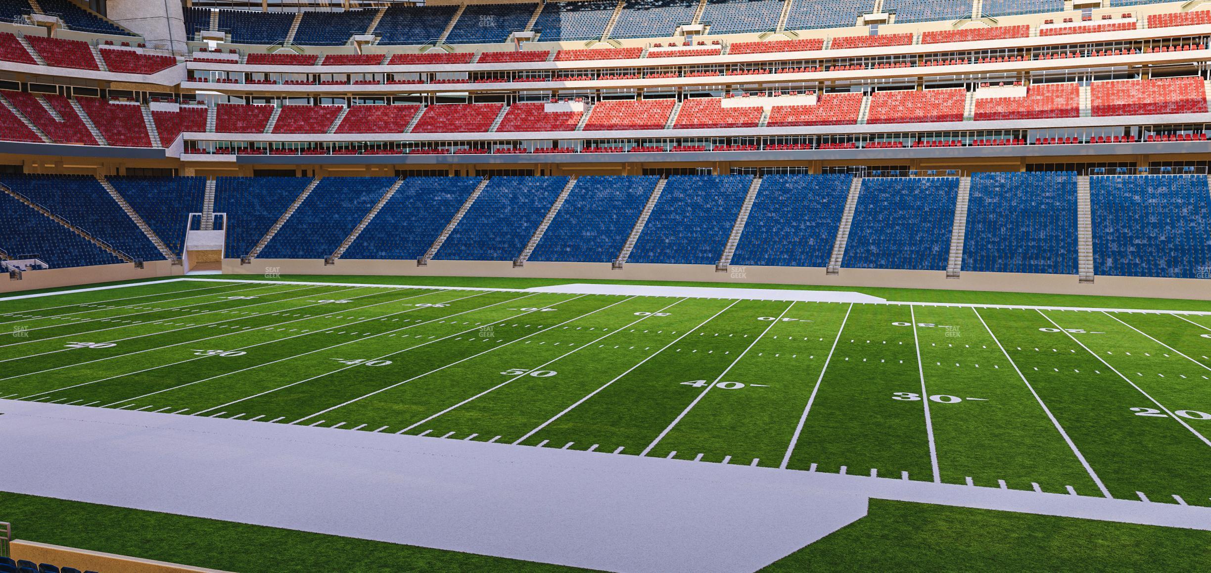 Seating view for NRG Stadium Section 125