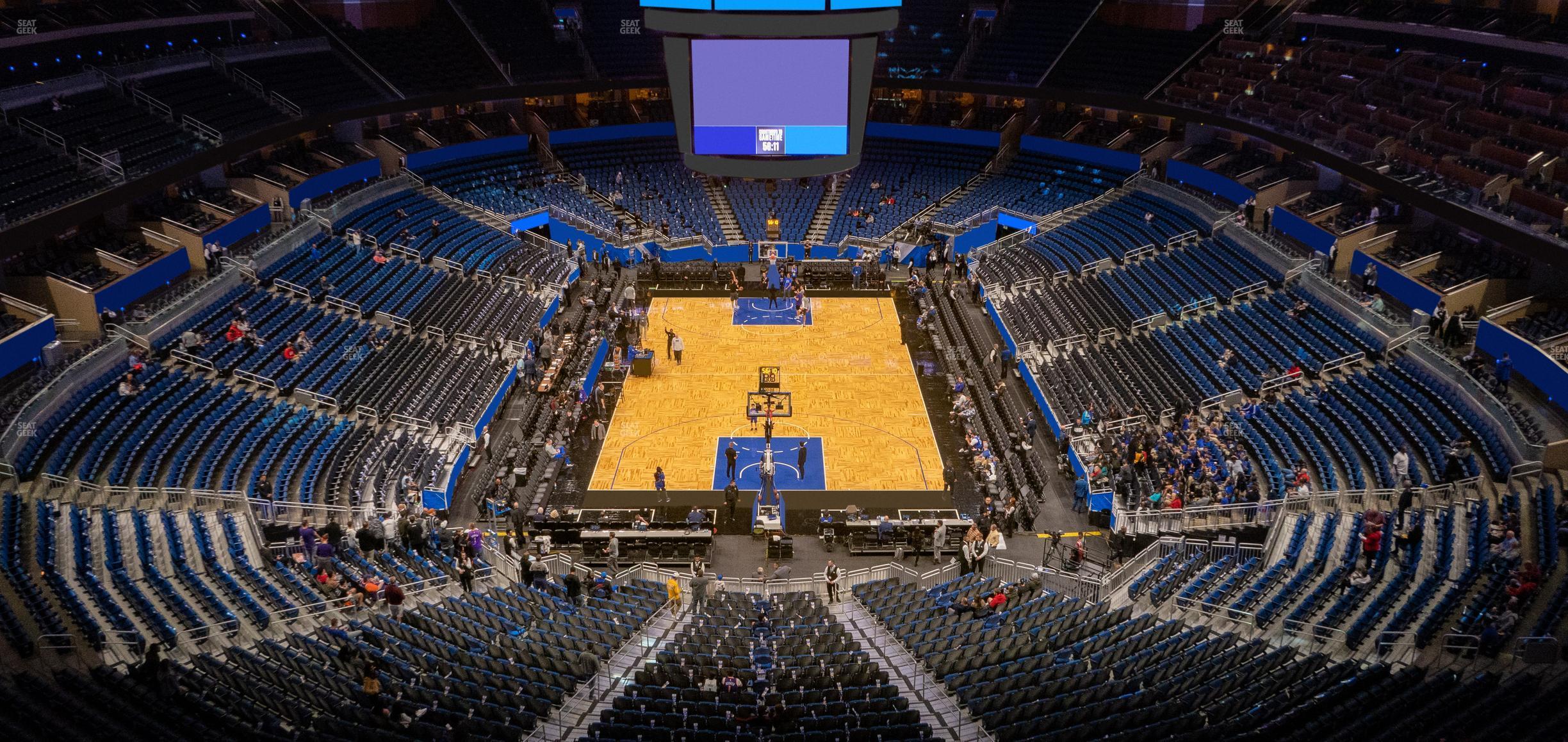 Seating view for Kia Center Section 201