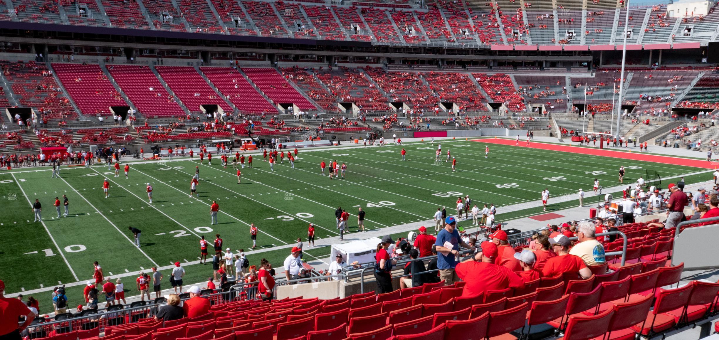 Seating view for Ohio Stadium Section 26 A