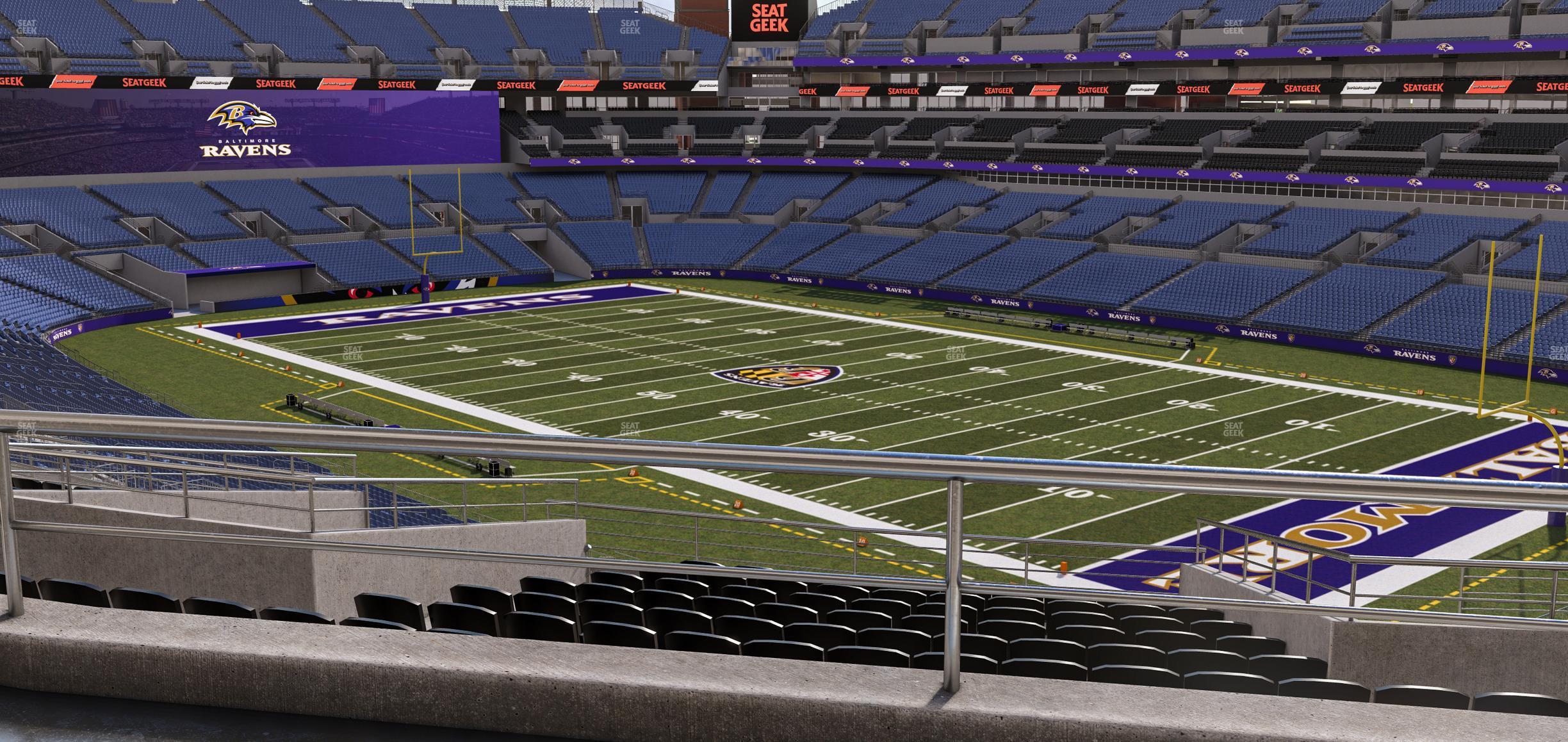 Seating view for M&T Bank Stadium Section Suite 305