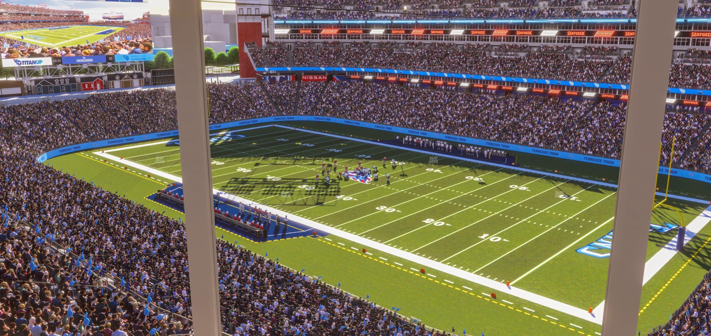 Seating view for Nissan Stadium Section Suite 605 E