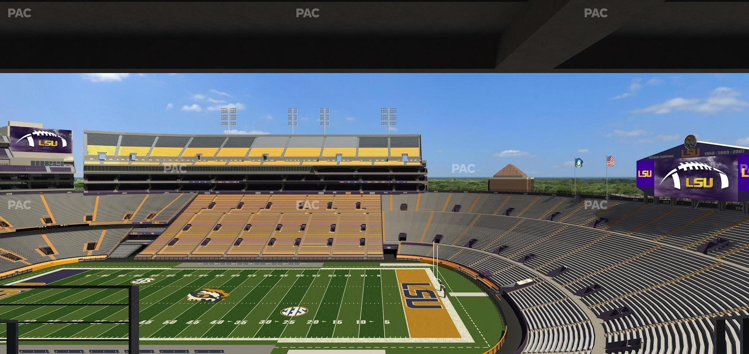 Seating view for Tiger Stadium Section Suite 205