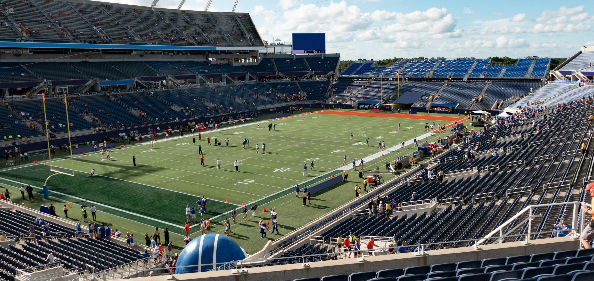 Seating view for Camping World Stadium Section Plaza 16