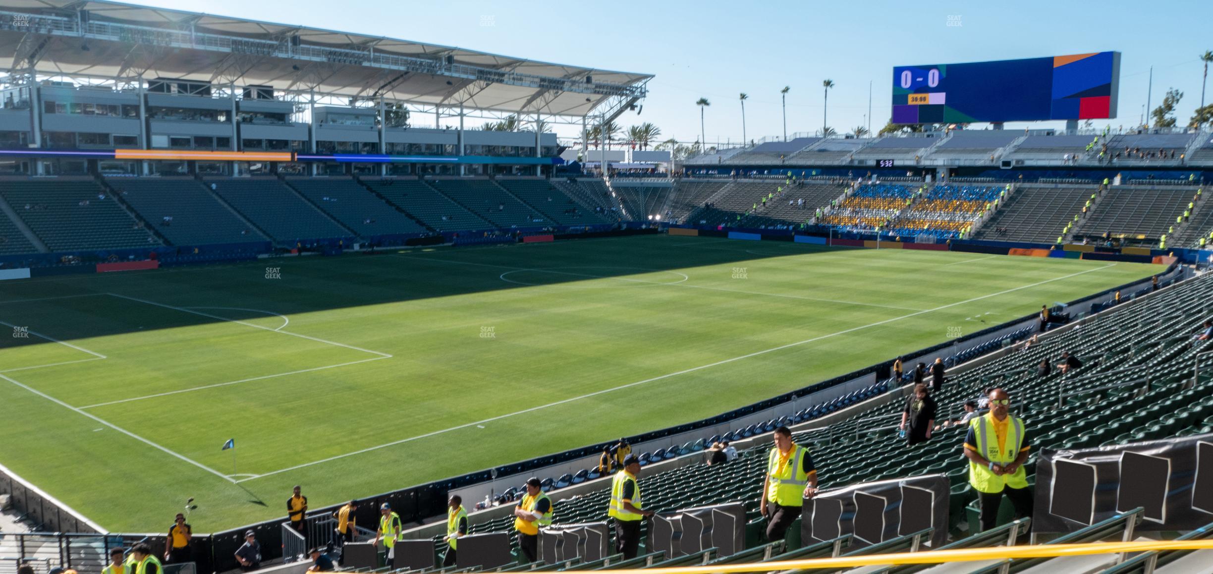 Seating view for Dignity Health Sports Park Section 137