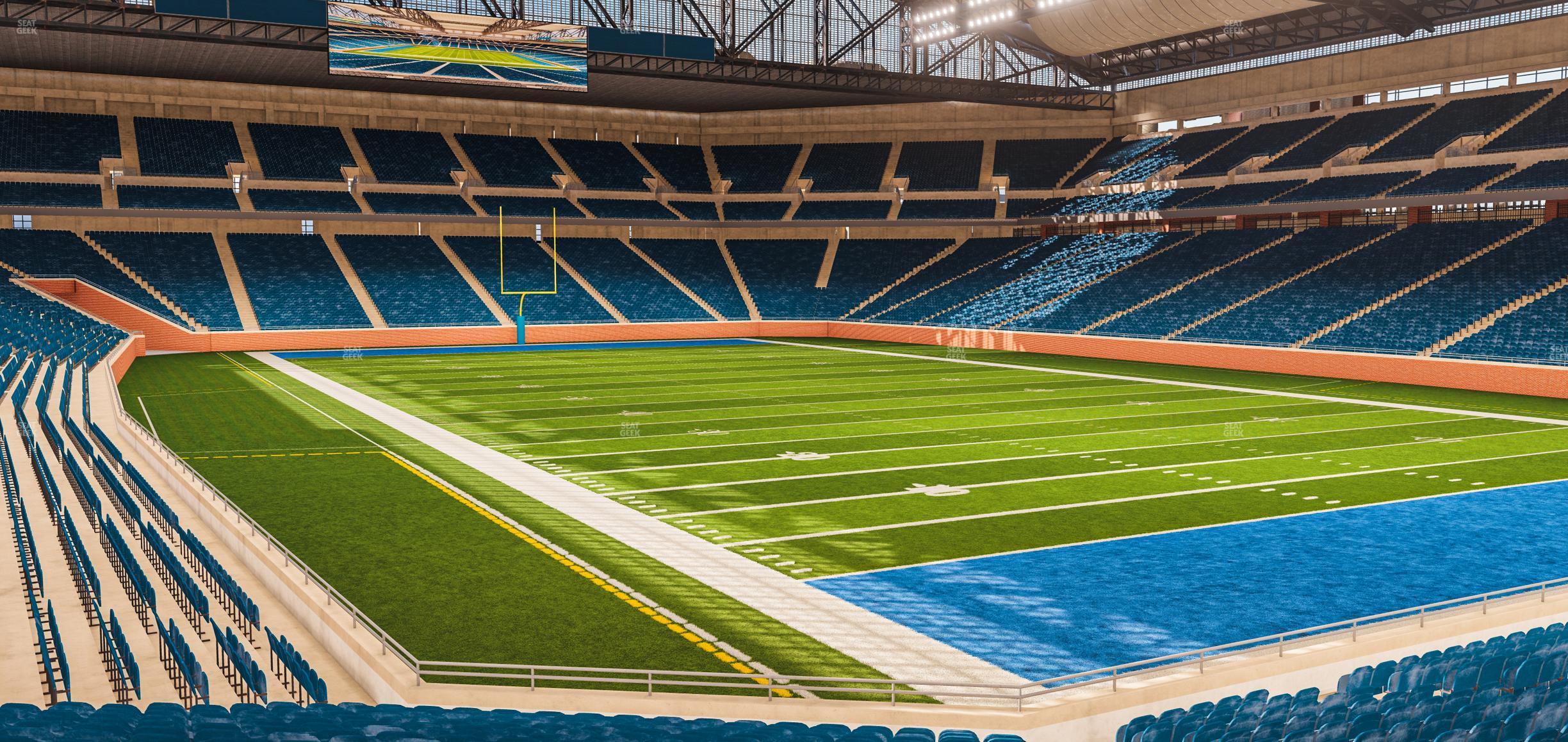 Seating view for Ford Field Section 113