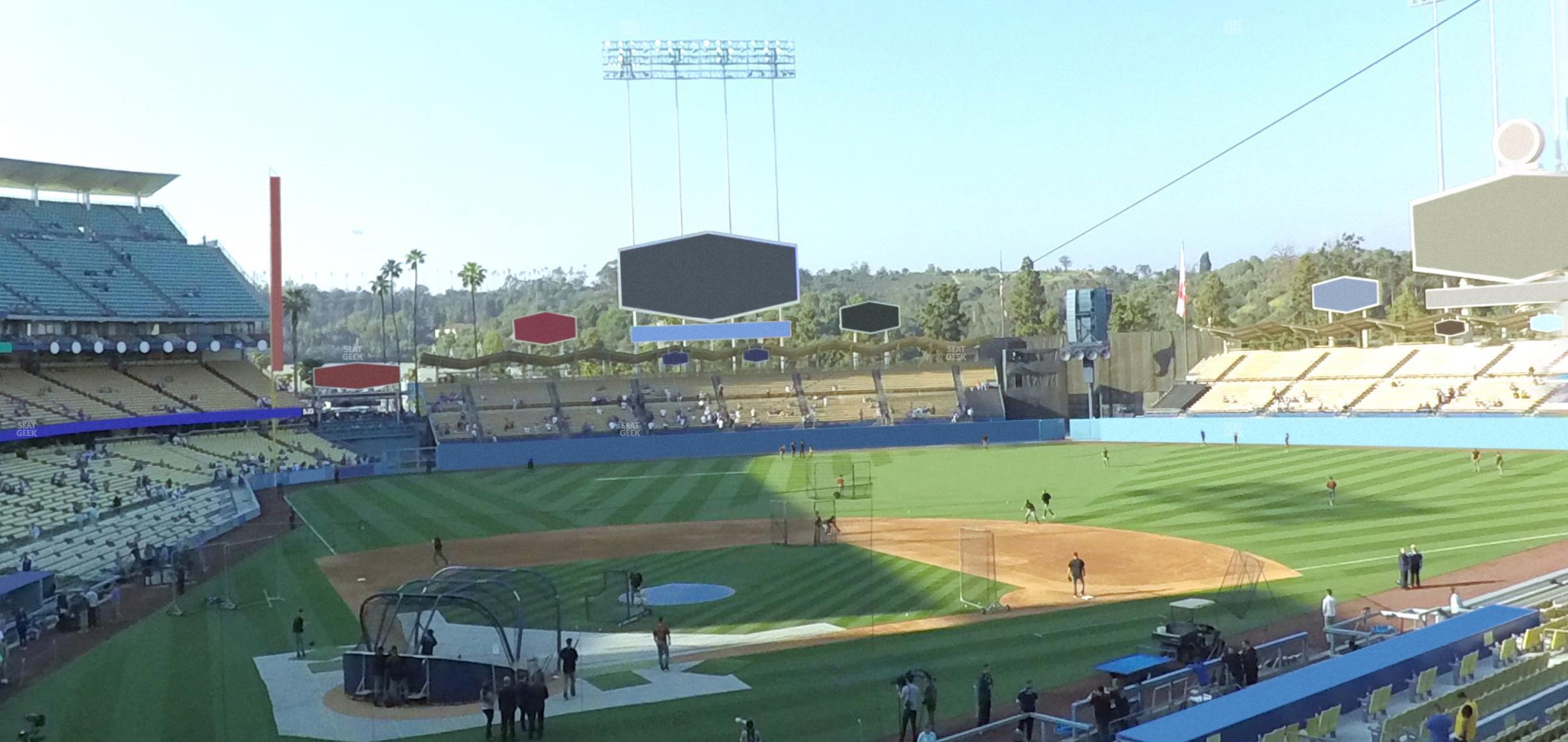 Seating view for Dodger Stadium Section 116 Lg