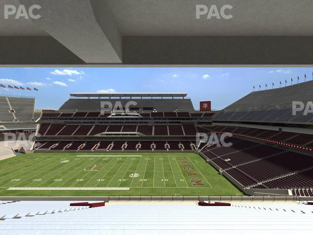 Seating view for Kyle Field Section 232