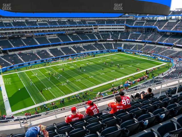 Seating view for SoFi Stadium Section 344