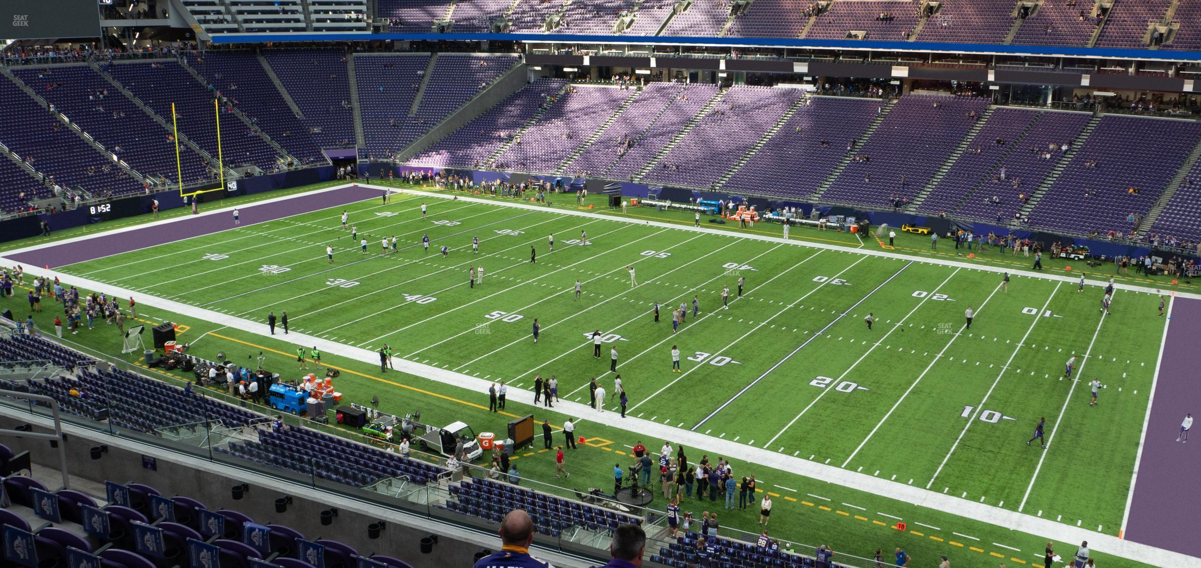 Seating view for U.S. Bank Stadium Section 230