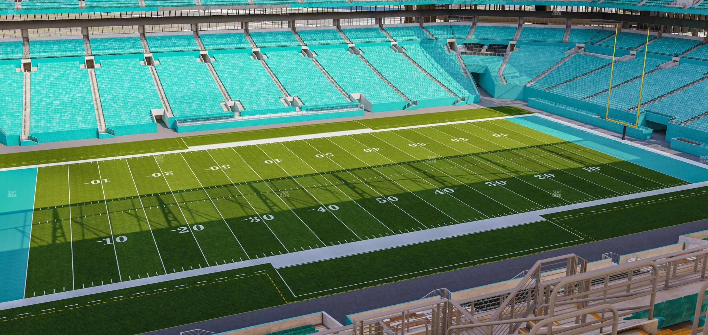 Seating view for Hard Rock Stadium Section 349