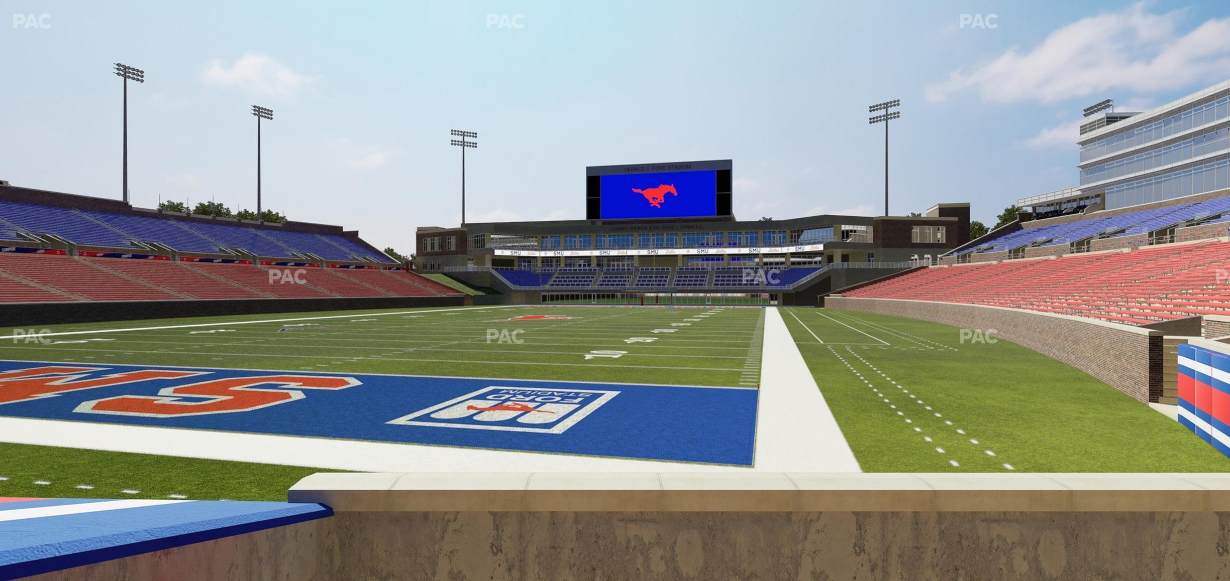 Seating view for Gerald Ford Stadium Section 112