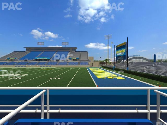 Seating view for Delaware Stadium Section East Box 53