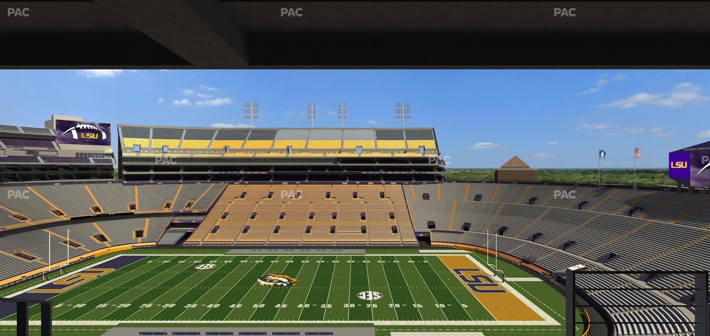 Seating view for Tiger Stadium Section Suite 210