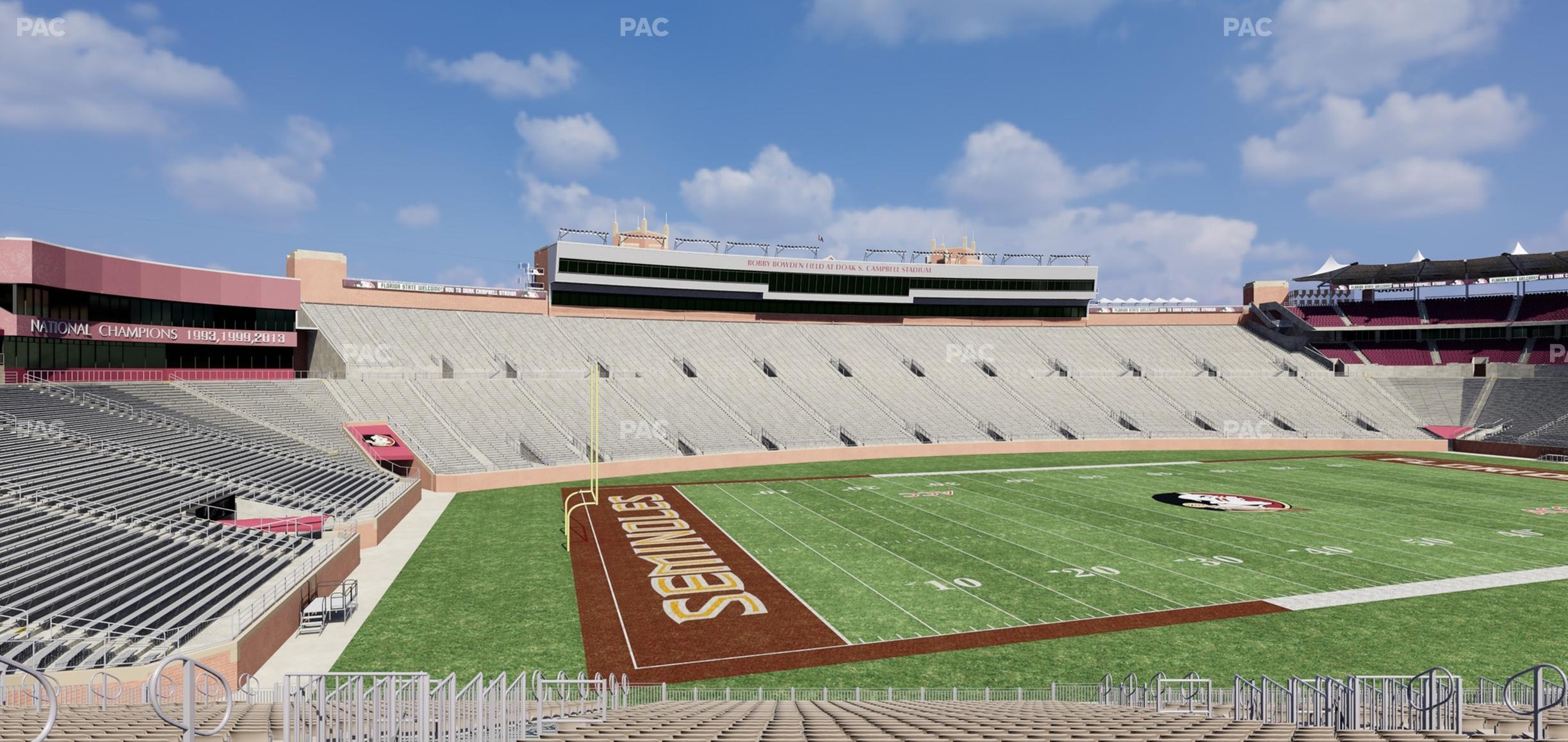 Seating view for Doak Campbell Stadium Section 37