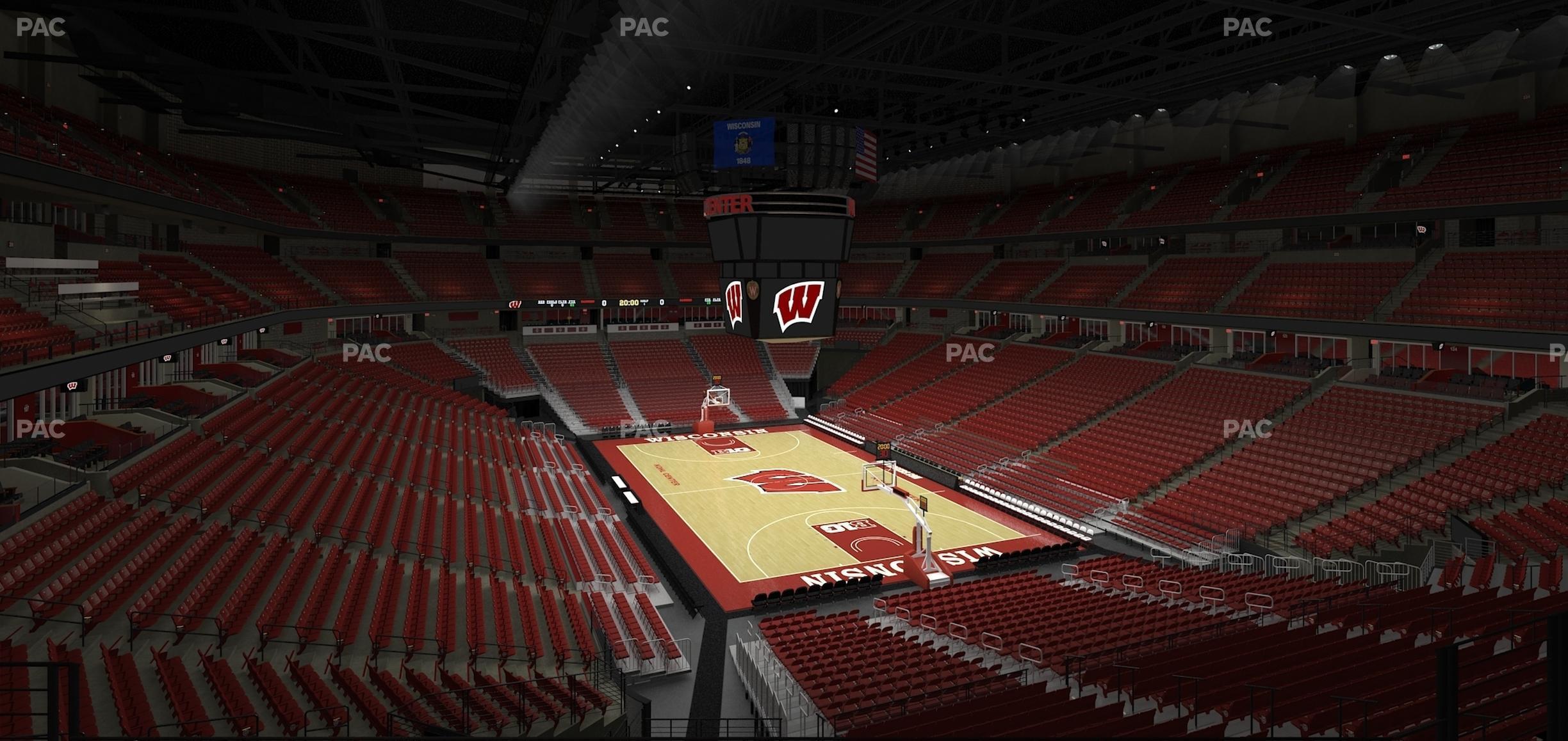 Seating view for Kohl Center Section 203